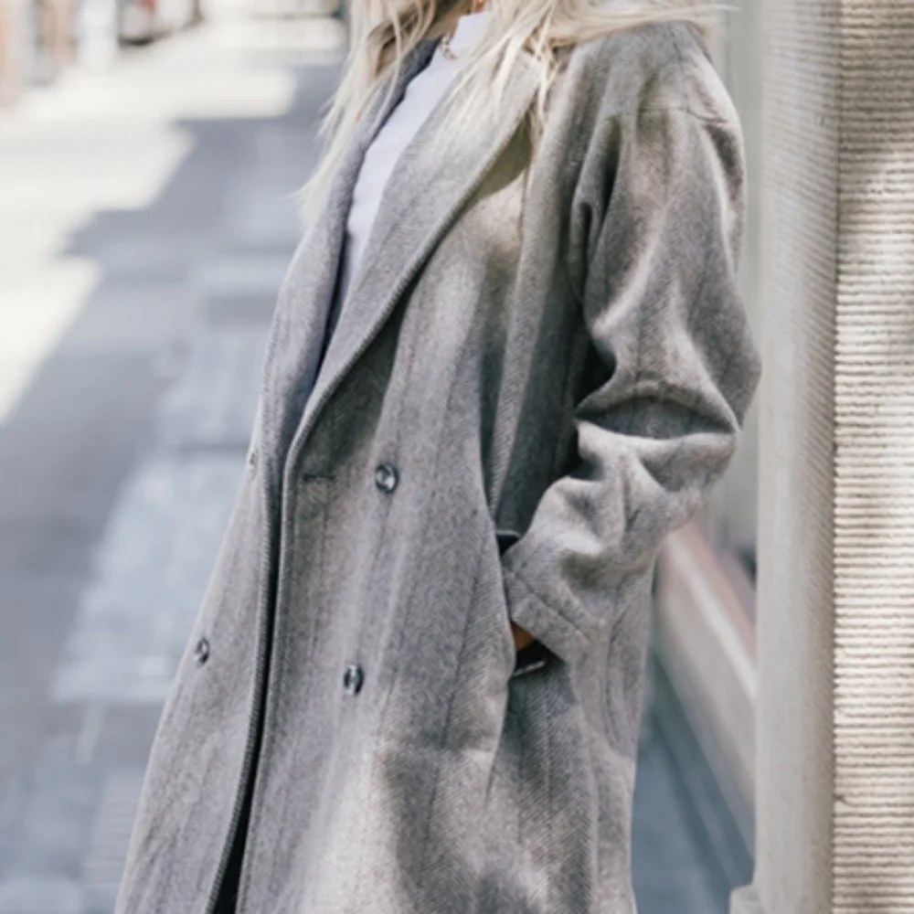 FallSALE🙀AMARYLLIS⚡ Stormi Wool Coat - Picture 4 of 9
